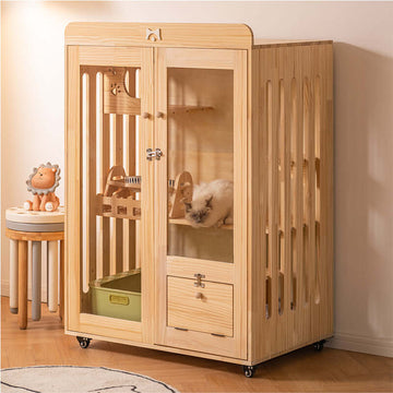 Luxury Indoor Cat Villa – Cozy Home & Play Space for Cats