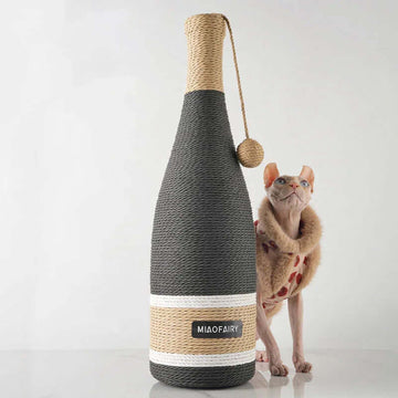 Wine Bottle Vertical Cat Scratcher – Keep Your Cat Active and Happy