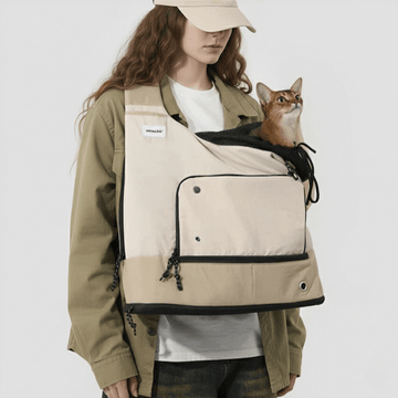 Front Cat Carrier Backpack – Lightweight & Breathable for Large Cats