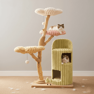 Luxury Flower Cat Tree Tower