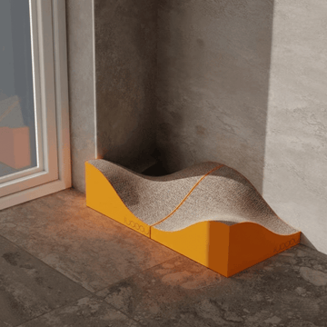 Eco-Friendly Wave Cat Scratcher