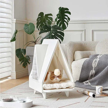Cozy Modern Cat House – Perfect Hideout for Your Furry Friend