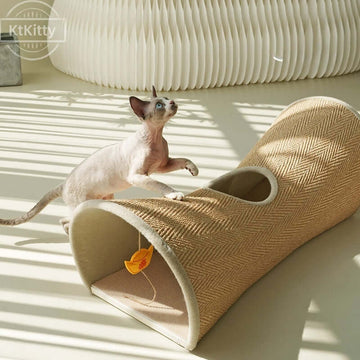 Cat Tunnel & Scratcher Toy