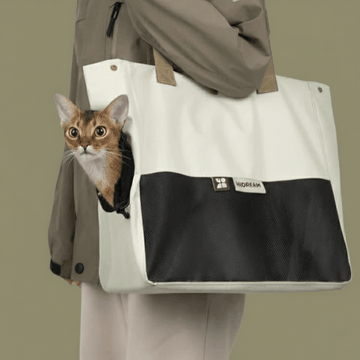 Lightweight Outing Cat Tote Shoulder Bag