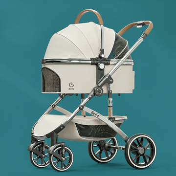 Shock-Absorbing Cat Stroller