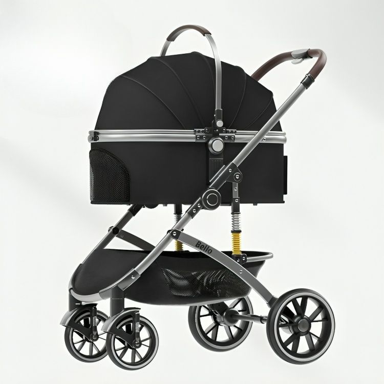 Shock-Absorbing Cat Stroller